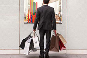 Shoppingparadies mit Wiens Einkaufsstraßen und Einkaufszentren